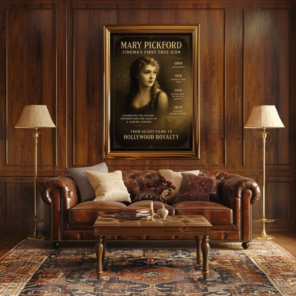 Mary Pickford Cinemas First True Icon Poster