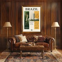 Brazil Modernist Harmony Poster PosterGoat