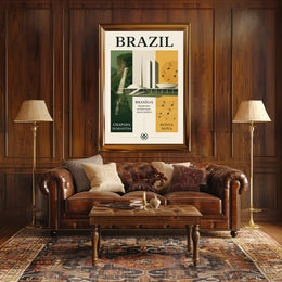 Brazil Modernist Harmony Poster PosterGoat