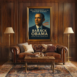 Barack Obama 44th President Legacy Historical or Presidential Poster