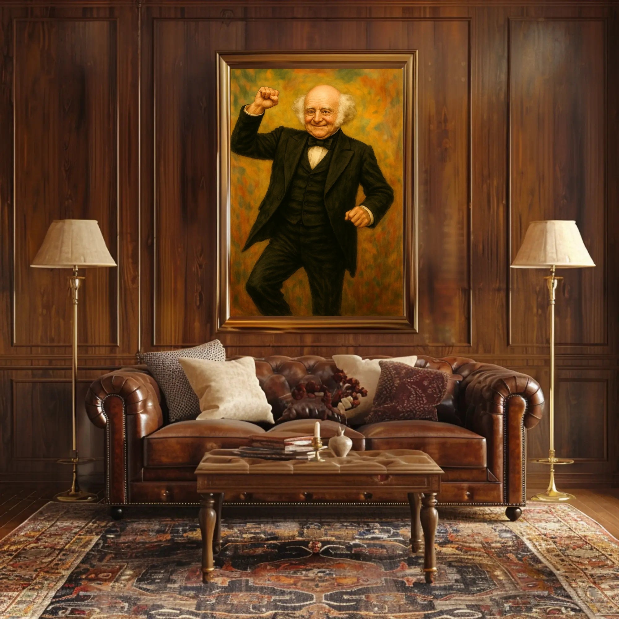 President Martin Van Buren Fist Pump Poster