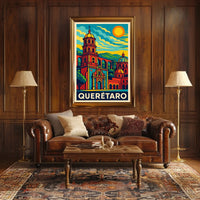 Querétaro Vibrant Heritage Poster