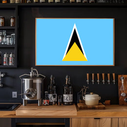 Saint Lucia Flag Poster