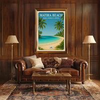 Matira Beach Bora Boras Jewel Poster