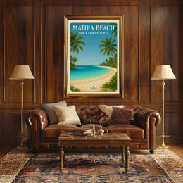 Matira Beach Bora Boras Jewel Poster