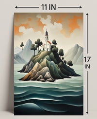 Island Sanctuary Poster PosterGoat