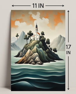 Island Sanctuary Poster PosterGoat