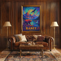 Banff Wilderness Dreamscape: Surreal Nature Art Poster