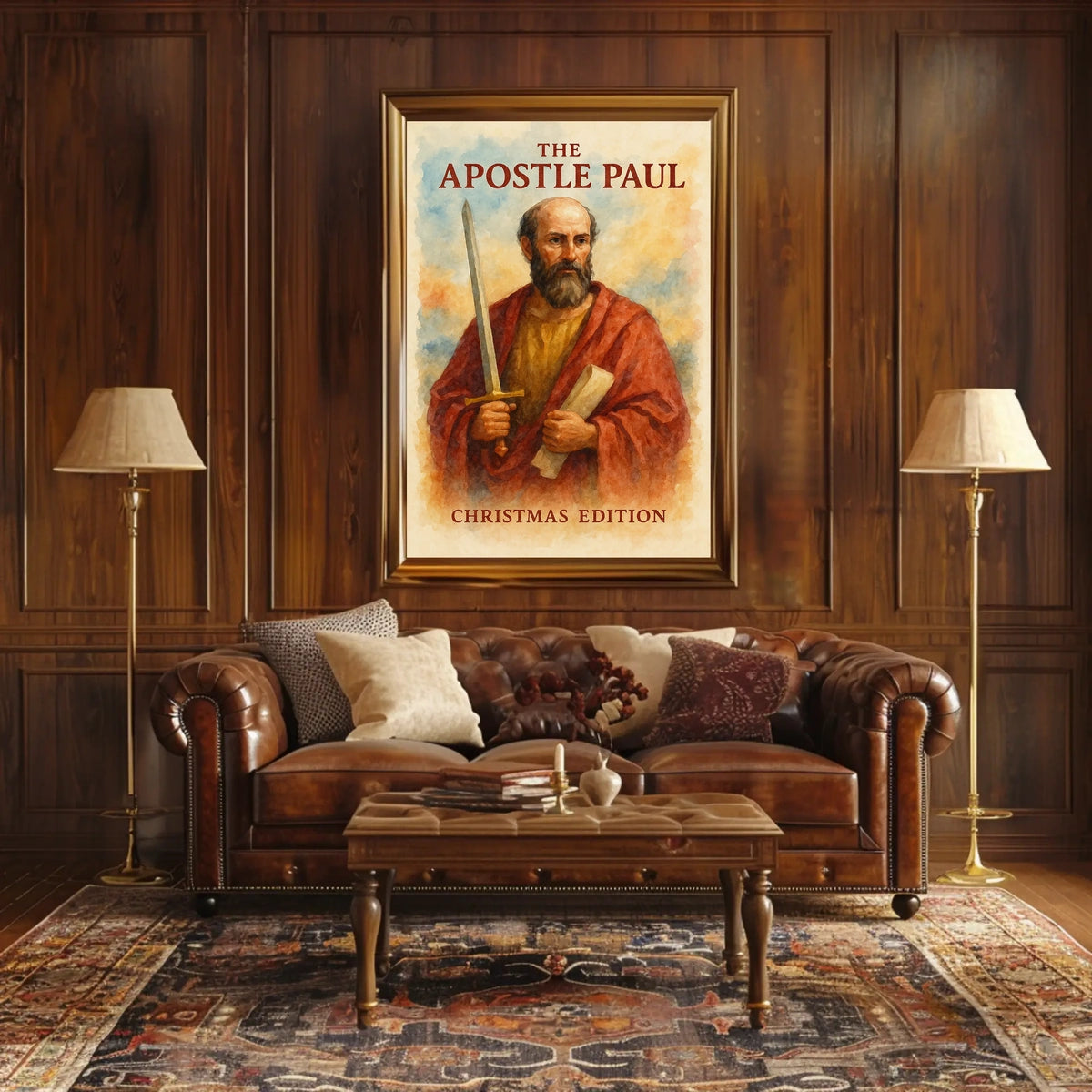 Christmas Edition Apostle Paul Cultural Heritage Poster