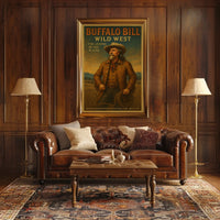 Vintage Western Showman: Cultural Heritage Poster