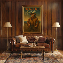 Vintage Western Showman: Cultural Heritage Poster