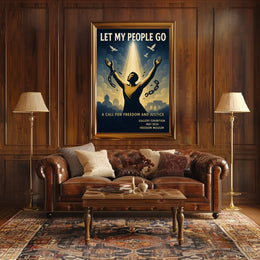 Let My People Go Gallery Exhibition Poster