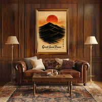 Great Sand Dunes Tranquil National Park Artistic Poster