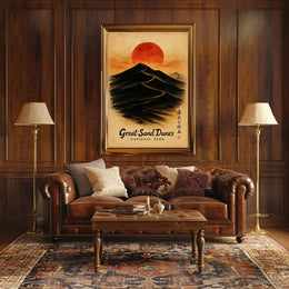 Great Sand Dunes Tranquil National Park Artistic Poster
