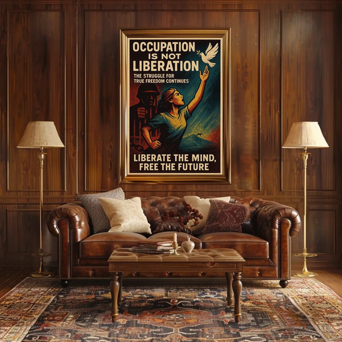 Occupation Is Not Liberation Poster