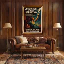 Occupation Is Not Liberation Poster