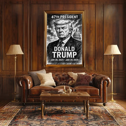 Donald Trump 47th President Poster