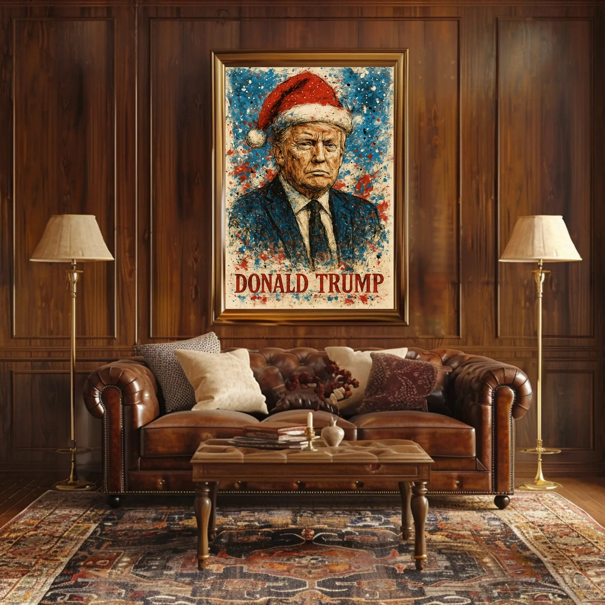 Donald Trump 47th President of the United States Christmas SeriesPoster