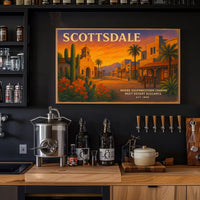 Scottsdale Southwestern Charms Travel Poster