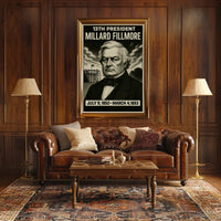 Millard Fillmore 13Th President Poster