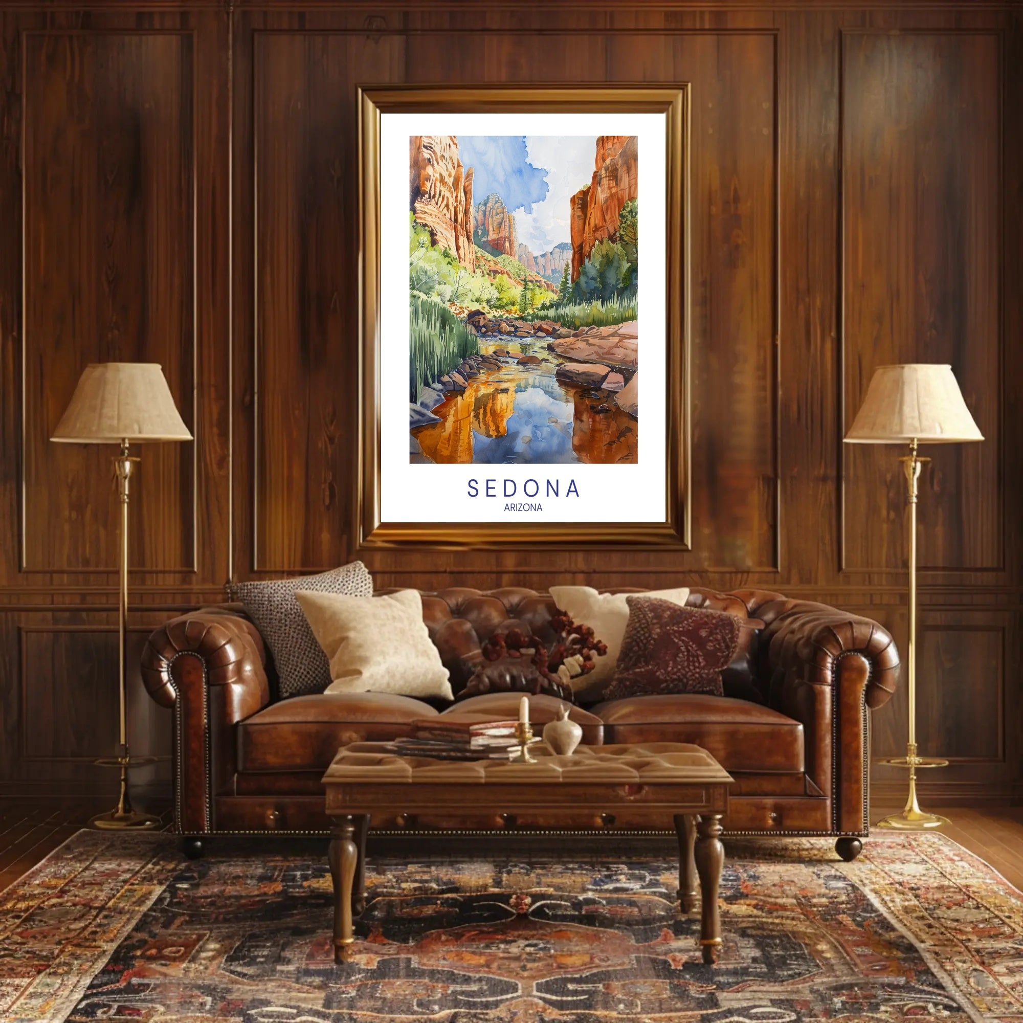 Serene Sedona Poster PosterGoat