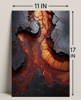 Molten Earth Poster