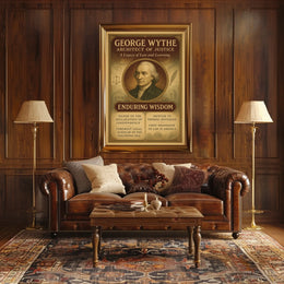 George Wythe Architect Of Justice Poster