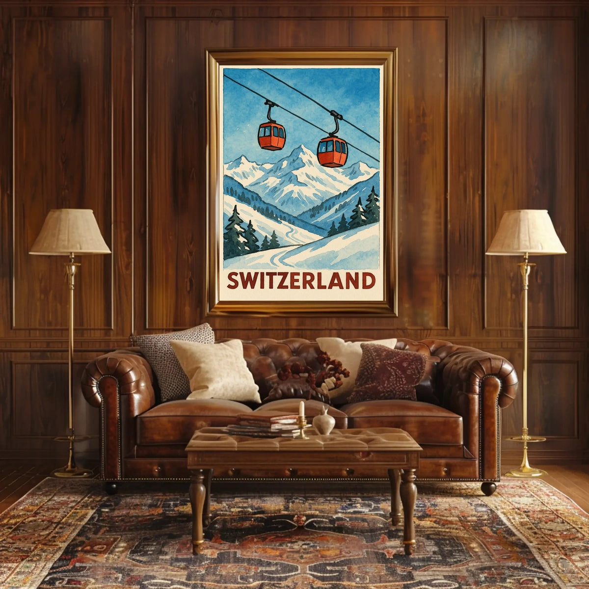 Switzerland Alpine Adventure Poster