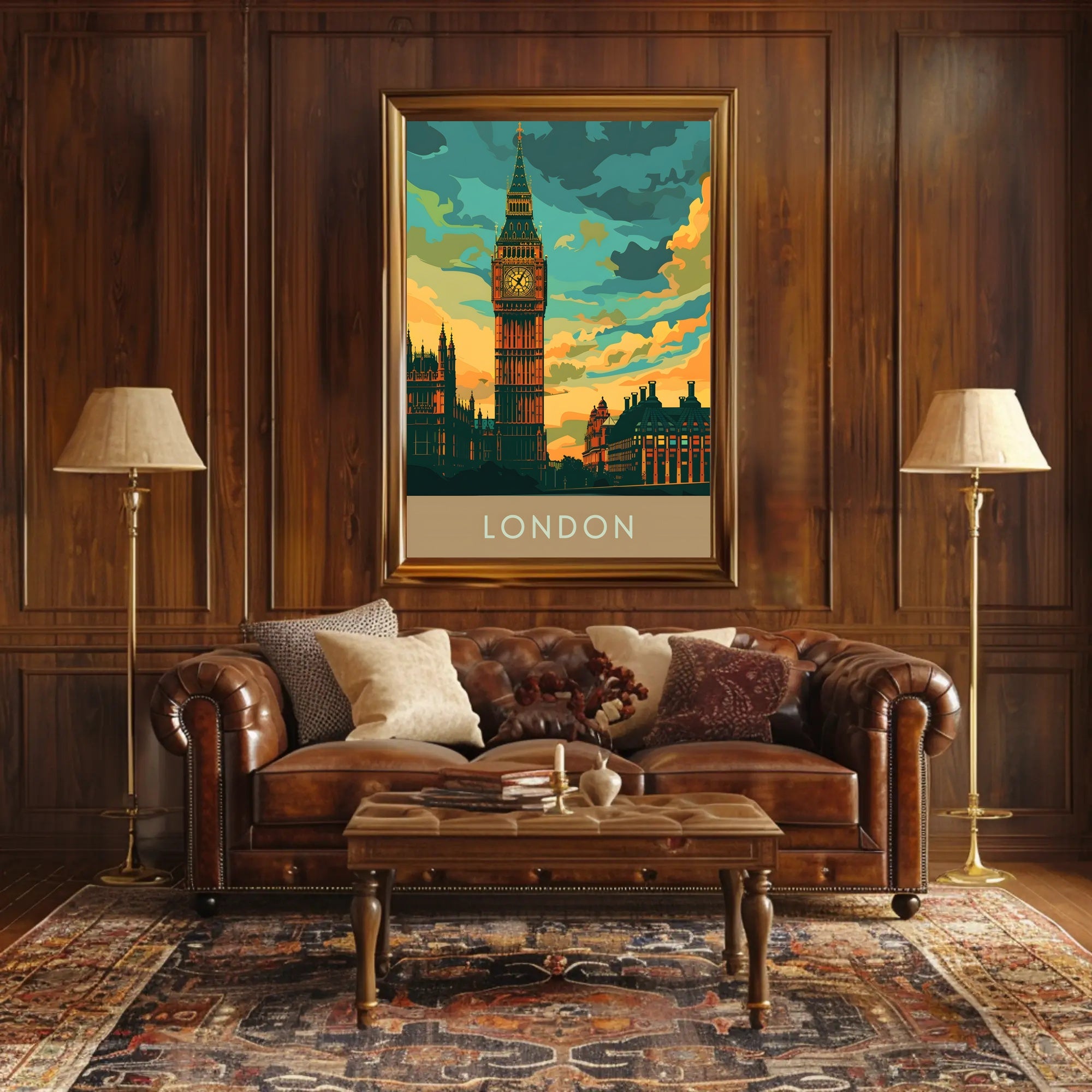 Big Ben London Travel Enthusiast's Classic Spirit Travel Poster