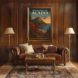 The Majesty of Acadia Poster PosterGoat