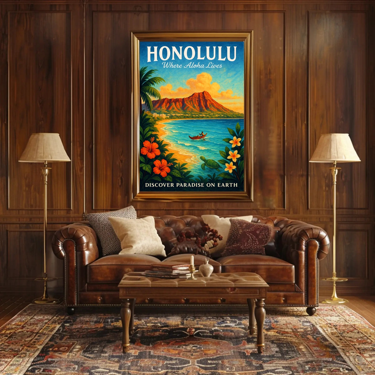 Discover Paradise in Honolulu Poster