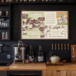 New Zealand Fun Map Poster PosterGoat