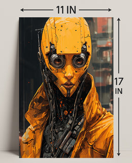 Futuristic Sentinel Poster PosterGoat