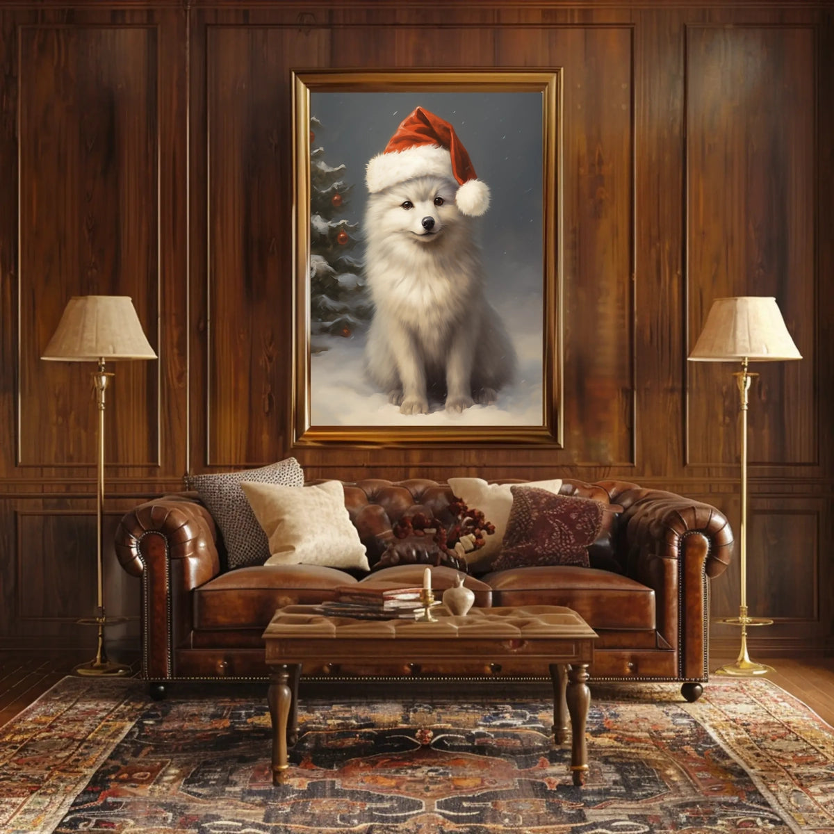 Festive Fox In Winter Wonderland Poster