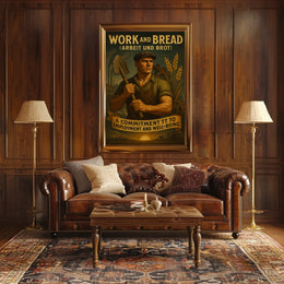 Work And Bread Poster