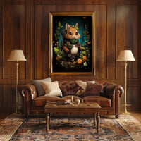 Enchanted Forest Poster Adventure Awaits Wall Art Decor