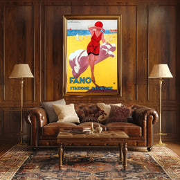 Fano Stazione Balneare Poster