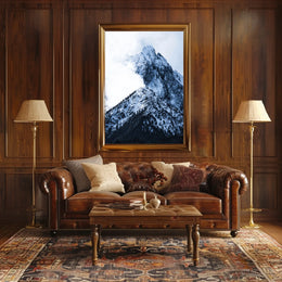 Majestic Snow-Capped Mountain Poster