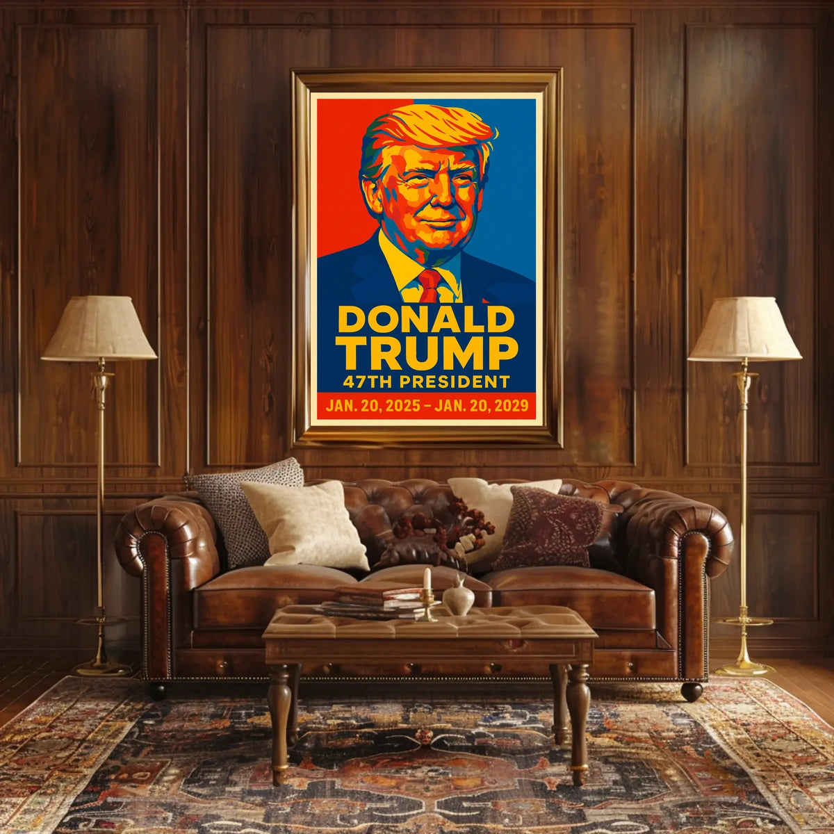 Donald Trump 47th President Poster