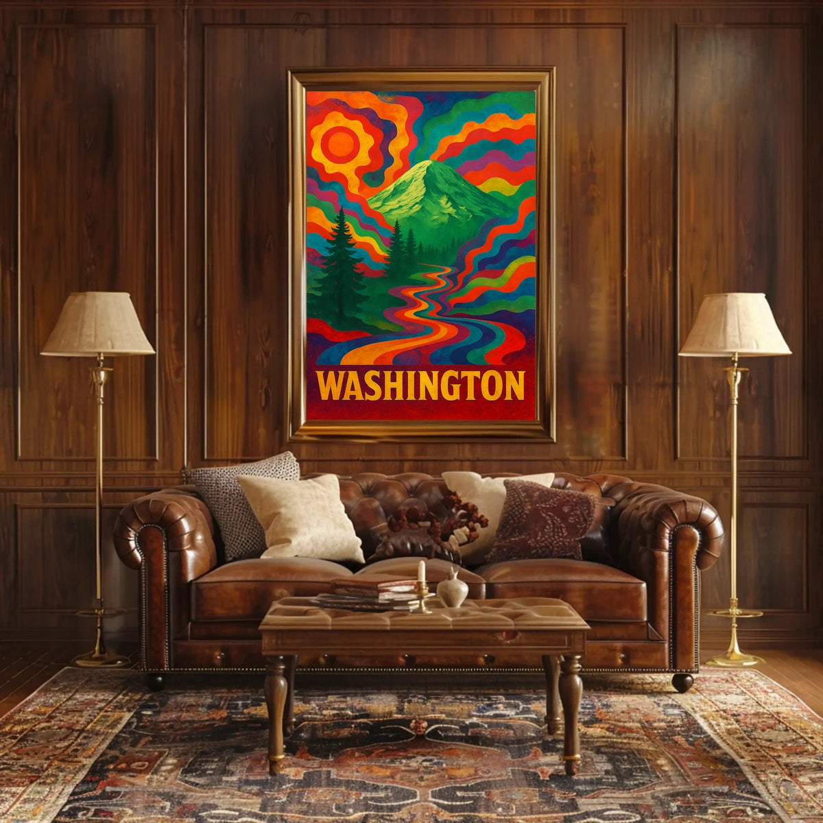Vibrant Washington Landscape Poster