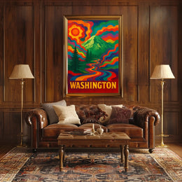 Vibrant Washington Landscape Poster