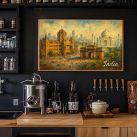 Iconic Landmarks of India Poster