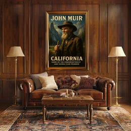 John Muir Conservationist And Sierra Poster