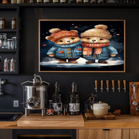 Winter Wonderland Bears Poster