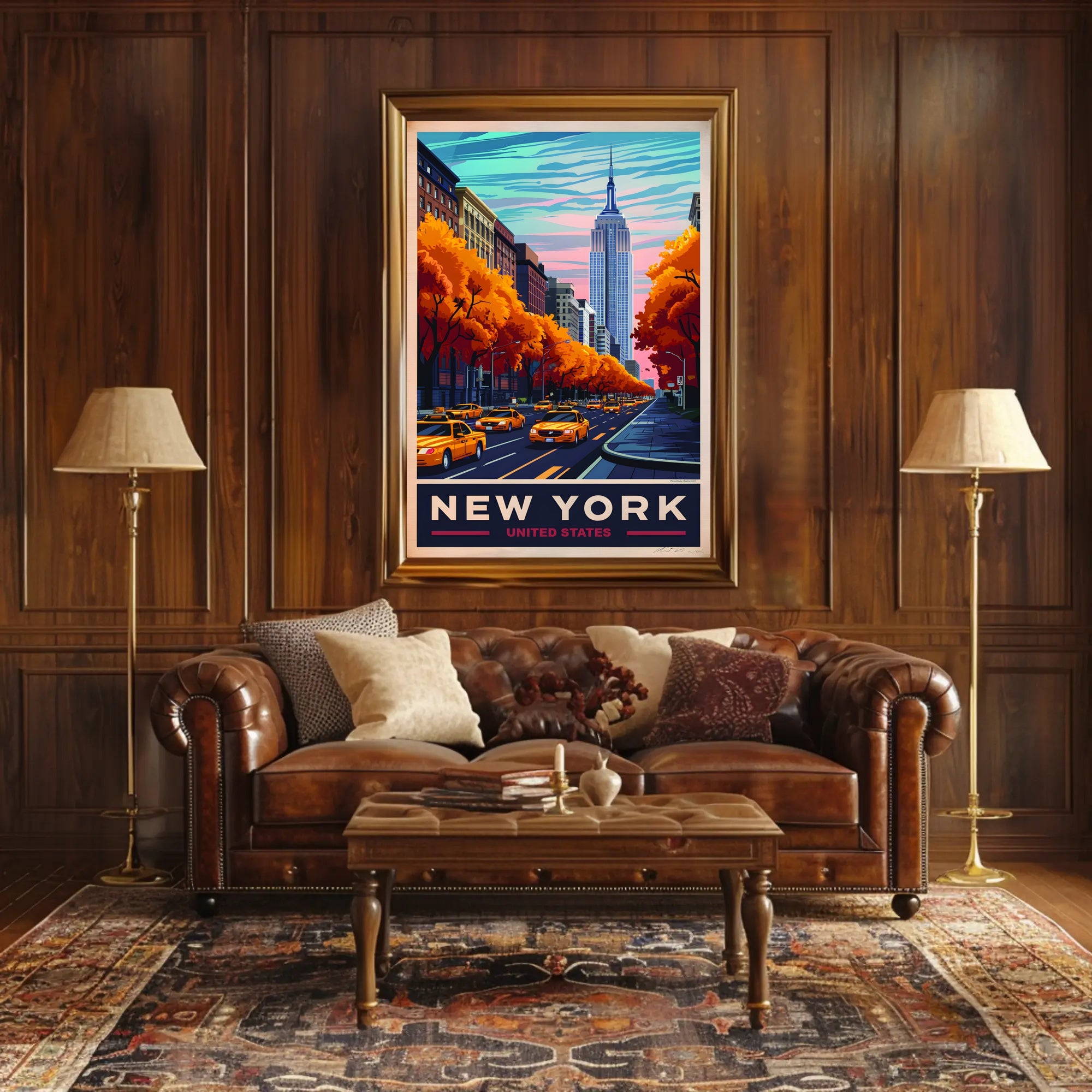 New York in Autumn Poster