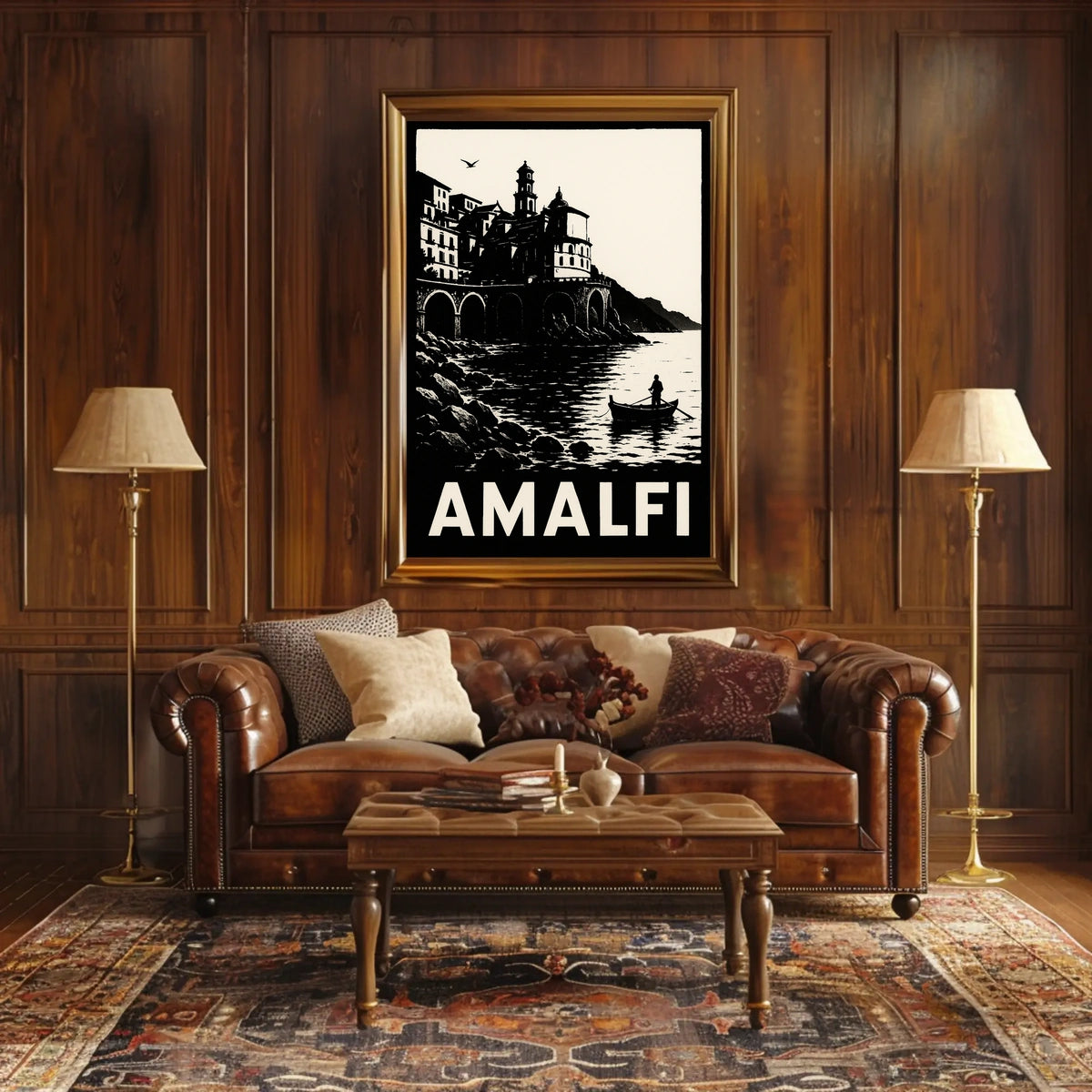 Amalfi Coast Serenity Poster