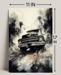 Vintage Power On The Move Vintage Poster