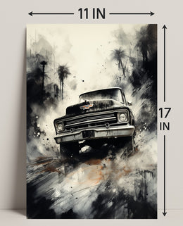 Vintage Power On The Move Vintage Poster