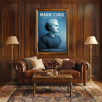 Marie Curie Pioneer of Radioactivity Poster PosterGoat
