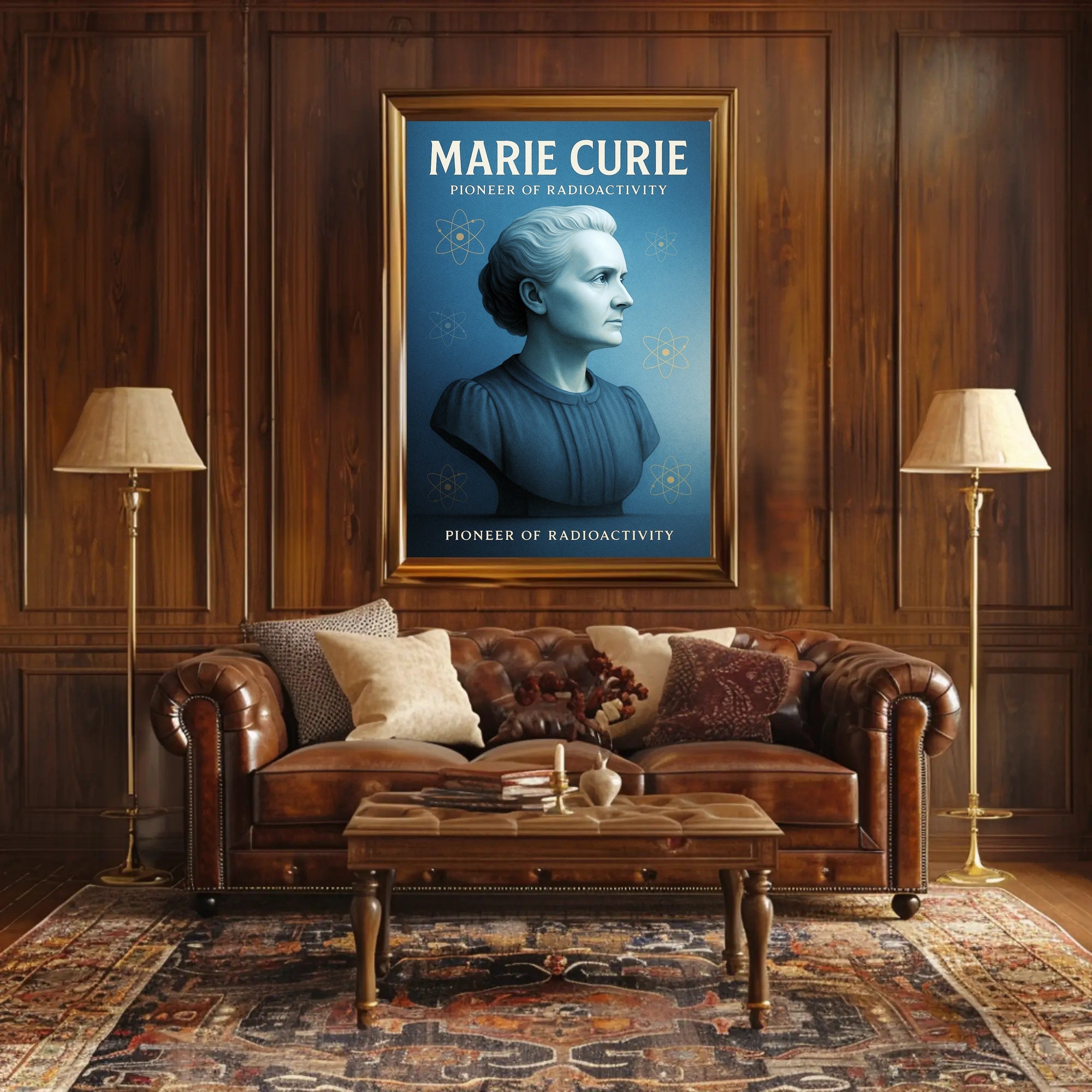 Marie Curie Pioneer of Radioactivity Poster PosterGoat